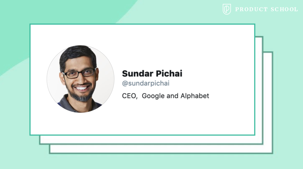 Sundar Pichai Alphabet CEO