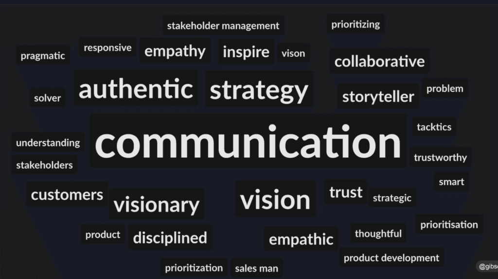 wordcloud of PM skills