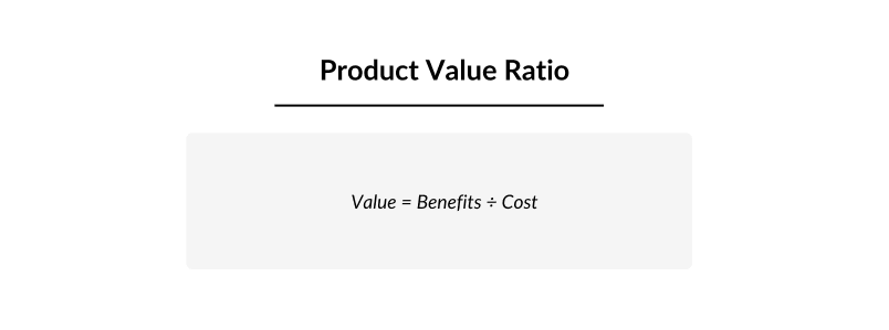 product value ratio