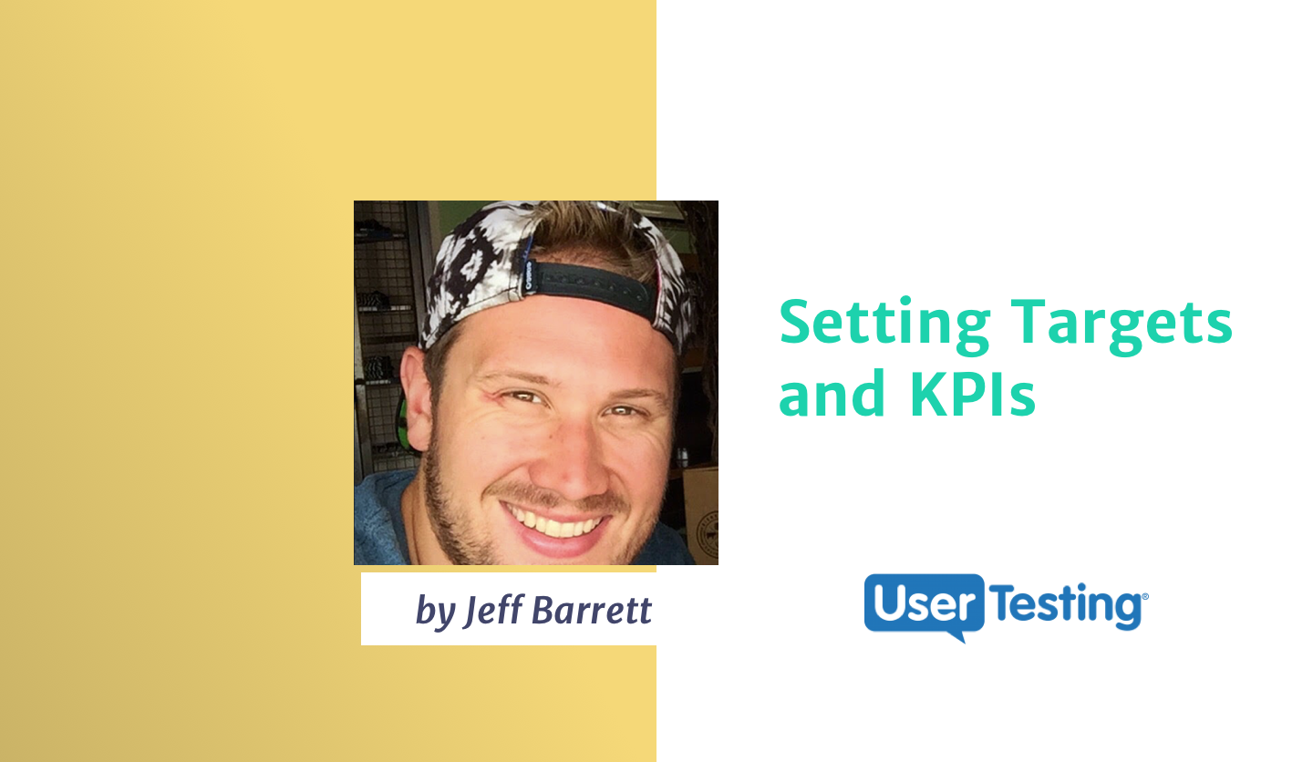 Setting Targets and KPIs with UserTesting Product Manager