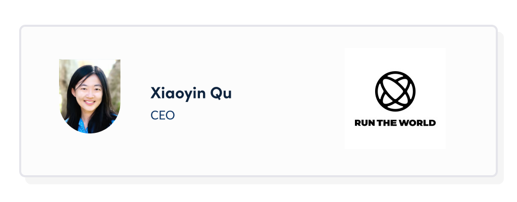 Xiaoyin Qu CEO run the World