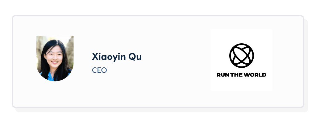 Xiaoyin Qu CEO run the World