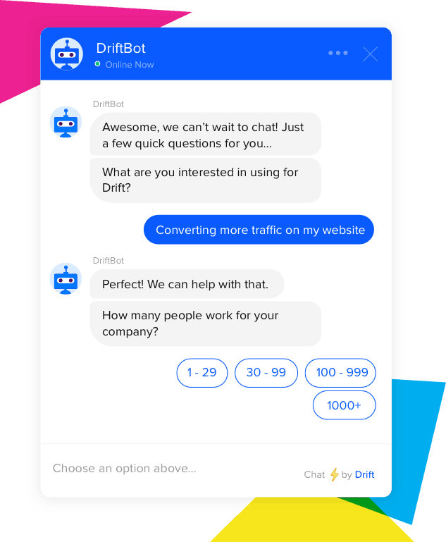 Drift Chat Bot