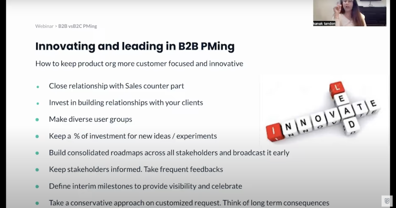 Innovating and leading in B2B