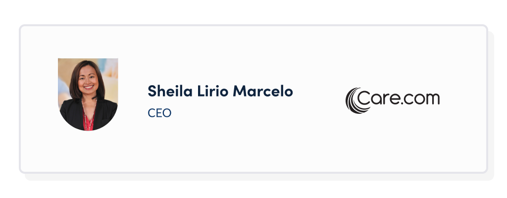 Sheila Marcelo CEO Care.com