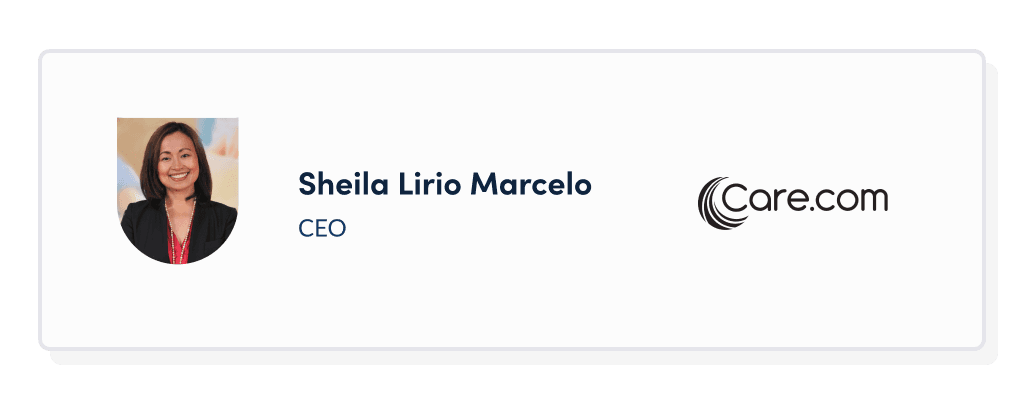Sheila Marcelo CEO Care.com