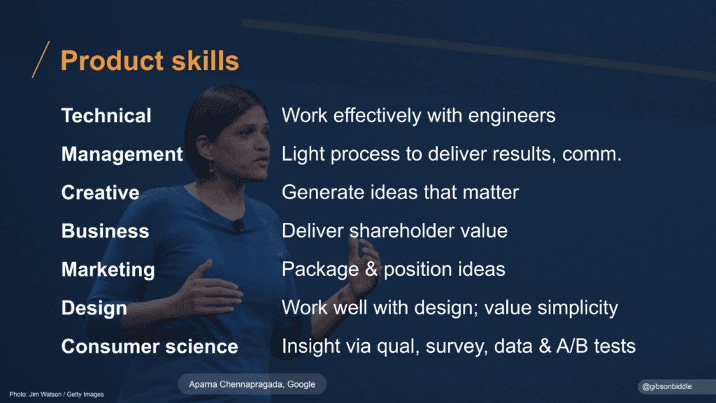 list of Product skills