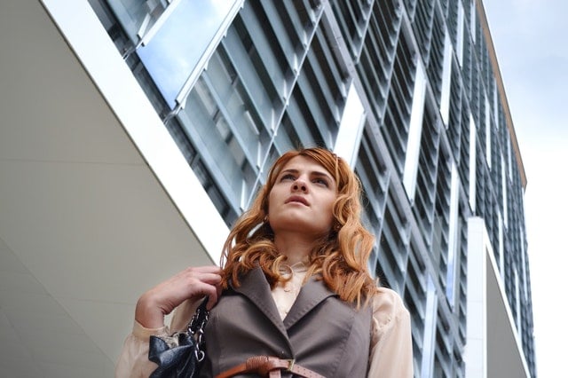 Professional businesswoman in the city