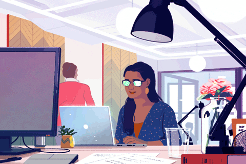 desk working GIF by WeWork