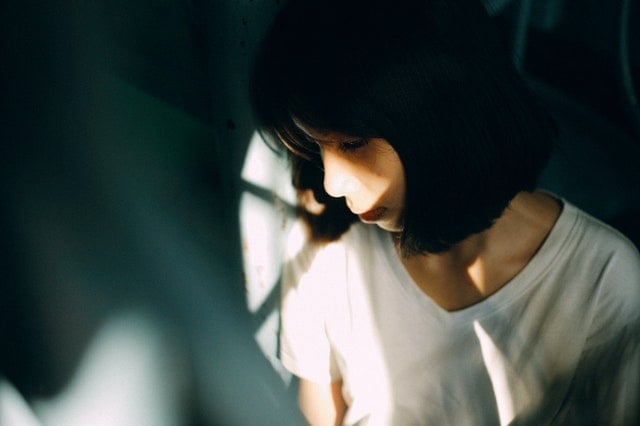Women feeling sad