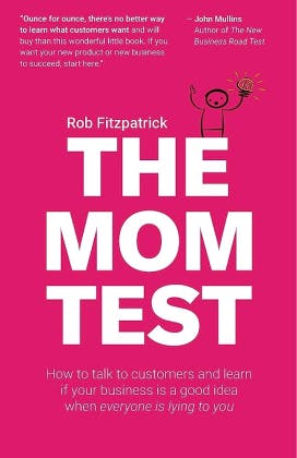 The Mom Test book cover